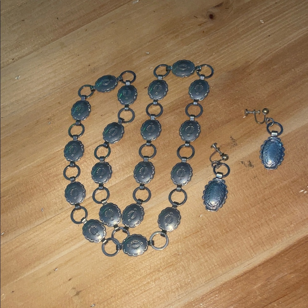 Vintage-Silver Necklace Set